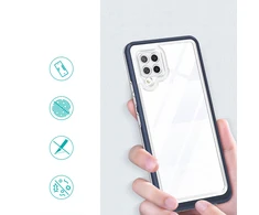 Hurtel Clear dėklas skirtas Samsung Galaxy A42 5G, mėlynas