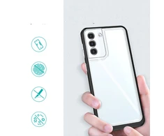 Hurtel Clear dėklas skirtas Samsung Galaxy S22 + (S22 Plus), juodas