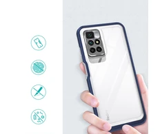 Hurtel Clear dėklas skirtas Xiaomi Redmi 10, mėlynas