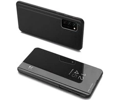 Hurtel Clear View dėklas flip cover Samsung Galaxy A03s (166.5) dėklas telefonui juodos spalvos