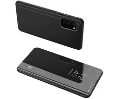 Hurtel Clear View dėklas skirtas Samsung Galaxy A72 4G, juodas