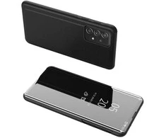 Hurtel Clear View dėklas skirtas Samsung Galaxy A73, juodas
