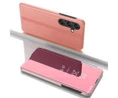 Hurtel Clear View Samsung Galaxy S25 Plus dėklas telefonui rožinės spalvos