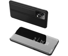 Hurtel Clear View Xiaomi Redmi Note 12 Pro+ atverčiamas dėklas telefonui juodos spalvos