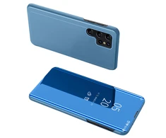 Hurtel Clear View Samsung S24 Plus atverčiamas - dėklas telefonui mėlynos spalvos