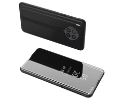 Hurtel Clear View dėklas skirtas Huawei nova 8i, juodas