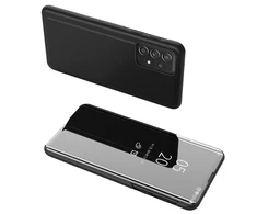 Hurtel Clear View dėklas skirtas Samsung Galaxy A73, juodas