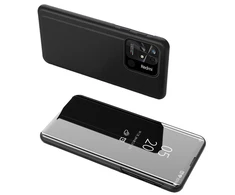 Hurtel Clear View dėklas skirtas Xiaomi Redmi 10C, juodas