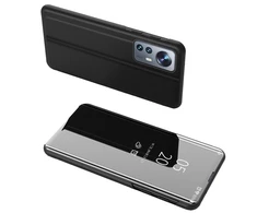 Hurtel Clear View dėklas skirtas Xiaomi 12 Lite, juodas