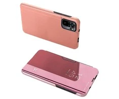 Hurtel Clear View dėklas skirtas Xiaomi Redmi Note 11 Pro+ 5G (China) / 11 Pro 5G (China) / Mi11i HyperCharge / Poco X4 NFC 5G, rožinis