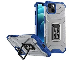 Hurtel Crystal Ring dėklas skirtas iPhone 13 mini, mėlynas