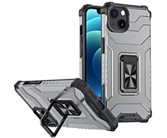 Hurtel Crystal Ring dėklas skirtas iPhone 13 mini, juodas