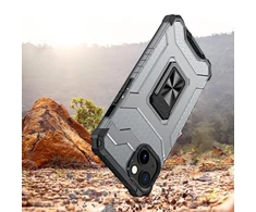 Hurtel Crystal Ring dėklas skirtas iPhone 13, juodas