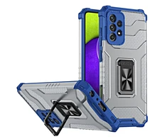 Hurtel Crystal Ring dėklas skirtas Samsung Galaxy A72 4G, mėlynas