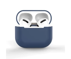 Hurtel AirPods 2 / AirPods 1 silikoninis soft ausinių dėklas mėlynos spalvos