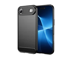 Hurtel Dėklas Carbon Dėklas skirtas Apple iPhone 17 Air – juodos spalvos
