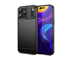 Hurtel Dėklas Carbon Dėklas skirtas Apple iPhone 17 Pro Max – juodos spalvos