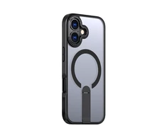 Hurtel Hybrid Armor X dėklas skirtas Apple iPhone 17 with MagSafe-compatible stand – juodos spalvos