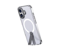 Hurtel Hybrid Armor X dėklas skirtas Apple iPhone 17 su stoveliu, suderinamas su MagSafe – skaidrus