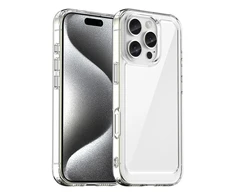 Hurtel Outer Space dėklas skirtas Apple iPhone 16e Flexible Frame dėklas – skaidrus