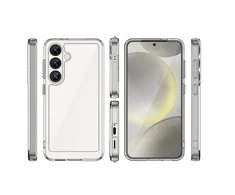 Hurtel Outer Space dėklas skirtas Samsung Galaxy S25 Edge dėklas su Flexible Frame - skaidrus