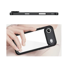 Hurtel Dėklas Outer Space skirtas Apple iPhone 17 Air – juodos spalvos skaidrus