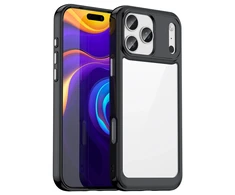 Hurtel Dėklas Outer Space skirtas Apple iPhone 17 Pro – juodos spalvos skaidrus