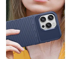 Hurtel Thunder dėklas skirtas Apple iPhone 16e Silicone Armored dėklas – mėlynos spalvos