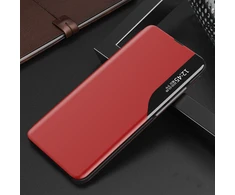 Hurtel Eco Leather View Case Samsung Galaxy S25 dėklas telefonui raudonos spalvos