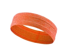 Hurtel Elastinio audinio galvos juostelė bėgimui fitness oranžinis