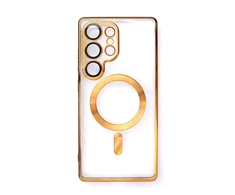 Hurtel Electroplated dėklas su MagSafe galvanized skirtas iPhone 16e – auksinis