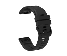 Hurtel Silicone Strap for Garmin Fenix 3 / 5X / 6X / 7X Pro – Juodas
