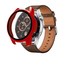 Hurtel Stiklinis ekrano apsauginis stiklas Huawei Watch GT3 42mm – raudonas