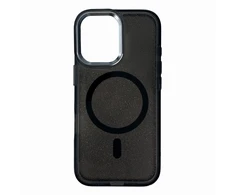 Hurtel Glitter MagSafe Apple iPhone 16 – dėklas telefonui juodos spalvos