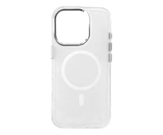 Hurtel Glitter MagSafe Apple iPhone 16 Pro – dėklas telefonui baltos spalvos