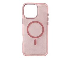 Hurtel Glitter MagSafe Apple iPhone 16 Pro – dėklas telefonui rožinės spalvos