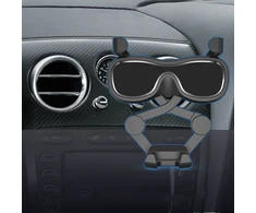 Hurtel Gravity automobilinis telefono laikiklis for air vent with air freshener juodas (YC06)
