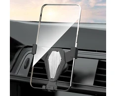 Hurtel Gravity automobilinis telefono laikiklis, sidabrinis (YC07)