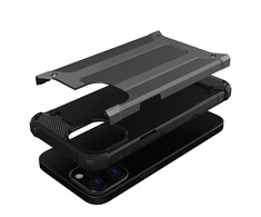 Hurtel Hibrid dėklas skirtas iPhone 13 Pro, sidabrinis
