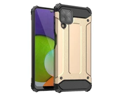 Hurtel Hibrid dėklas skirtas Samsung Galaxy A22 4G, auksinis