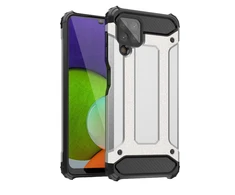 Hurtel Hibrid dėklas skirtas Samsung Galaxy A22 4G, sidabrinis