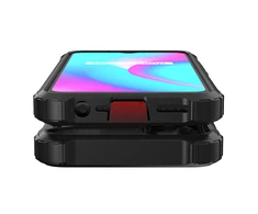 Hybrid Armor case Realme 10 5G / Realme 9i 5G armored hybrid case dėklas telefonui juodos spalvos