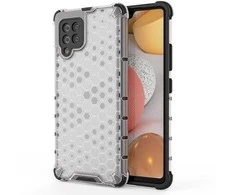 Hurtel Honeycomb dėklas skirtas Samsung Galaxy A42 5G, skaidrus