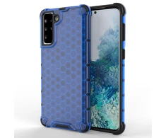 Hurtel Honeycomb dėklas skirtas Samsung Galaxy S21+ 5G (S21 Plus 5G), mėlynas