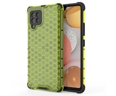 Hurtel Honeycomb dėklas skirtas Samsung Galaxy A42 5G, žalias