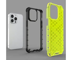 Hurtel Honeycomb dėklas skirtas iPhone 13 Pro, skaidrus