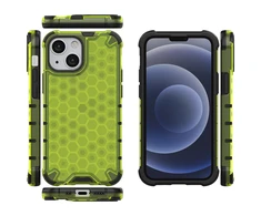 Hurtel Honeycomb dėklas skirtas iPhone 13 mini, žalias