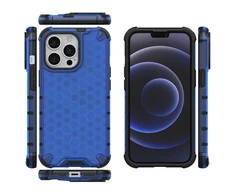 Hurtel Honeycomb dėklas skirtas iPhone 13 Pro, mėlynas