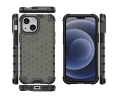 Hurtel Honeycomb dėklas skirtas iPhone 13 mini, juodas
