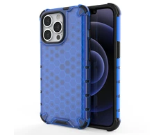 Hurtel Honeycomb dėklas skirtas iPhone 13 Pro, mėlynas